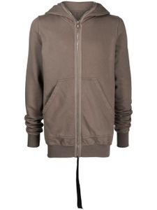 Rick Owens DRKSHDW hoodie zippé en coton biologique - Marron