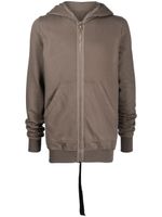 Rick Owens DRKSHDW hoodie zippé en coton biologique - Marron Rick Owens DRKSHDW hoodie zippé en coton biologique - Marron