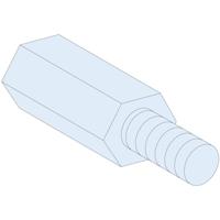 Schneider Electric PrismaSeT-P, afstandshouder, hexagonale, M6, hoogte = 23 mm, (4 stuks) 1 stuk(s)