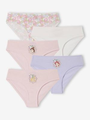 Set van 5 slipjes Disney® Princesses voor meisjes lichtroze