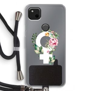 Venus: Pixel 4a Transparant Hoesje met koord