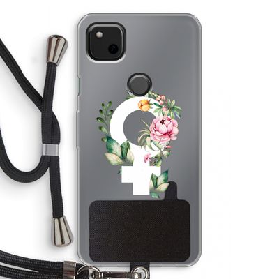 Venus: Pixel 4a Transparant Hoesje met koord