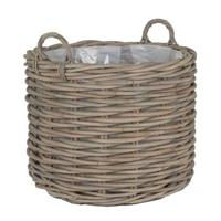 Sweet Living - Rotan Plantenmand Greywash - Ø56xH47 cm