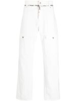 Balmain jean droit à détail de zip - Blanc - thumbnail