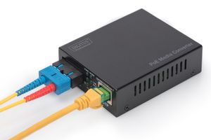 Digitus DN-82150 Mediaconverter LAN 10/100/1000 MBit/s, SC Duplex 10 / 100 / 1000 MBit/s