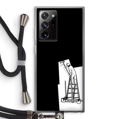 Musketon Painter: Samsung Galaxy Note 20 Ultra / Note 20 Ultra 5G Transparant Hoesje met koord