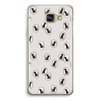 Miauw: Samsung Galaxy A5 (2016) Transparant Hoesje Miauw: Samsung Galaxy A5 (2016) Transparant Hoesje
