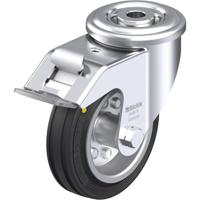Blickle LER-VE 100R-FI-EL Zwenkwiel met rem Wieldiameter: 100 mm Draagvermogen (max.): 70 kg 1 stuk(s)
