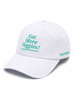 Sporty & Rich casquette Eat More Veggies - Blanc