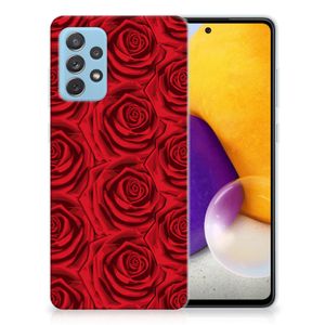 Samsung Galaxy A72 TPU Case Red Roses