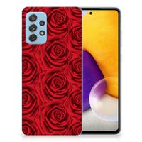 Samsung Galaxy A72 TPU Case Red Roses - thumbnail