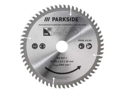 PARKSIDE Cirkelzaagblad 210 mm (Zaagblad (TR-F), 60 tanden)