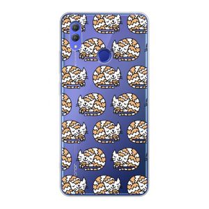 Slapende poes: Honor Note 10 Transparant Hoesje