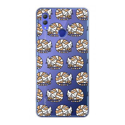Slapende poes: Honor Note 10 Transparant Hoesje