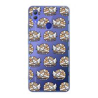 Slapende poes: Honor Note 10 Transparant Hoesje
