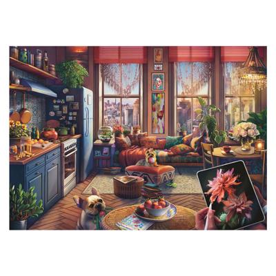 Ravensburger Legpuzzel gezellige boho studio, 500st.