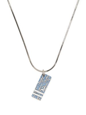 Christian Dior Pre-Owned collier à pendentif Trotter - Argent