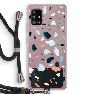 Terrazzo N°13: Samsung Galaxy A51 5G Transparant Hoesje met koord