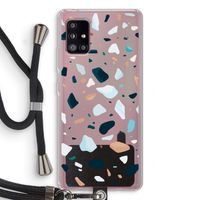 Terrazzo N°13: Samsung Galaxy A51 5G Transparant Hoesje met koord