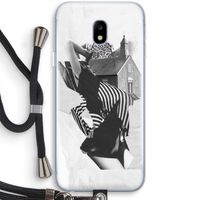 House: Samsung Galaxy J3 (2017) Transparant Hoesje met koord