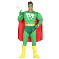 Marihuana man superheld verkleed kostuum voor heren - thumbnail