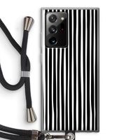 Stripes: Samsung Galaxy Note 20 Ultra / Note 20 Ultra 5G Transparant Hoesje met koord