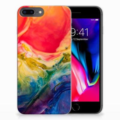 Hoesje maken Apple iPhone 7 Plus | 8 Plus Watercolor Dark