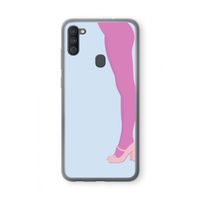 Pink panty: Samsung Galaxy A11 Transparant Hoesje