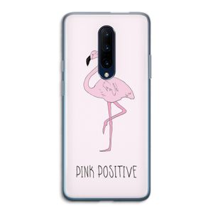 Pink positive: OnePlus 7 Pro Transparant Hoesje