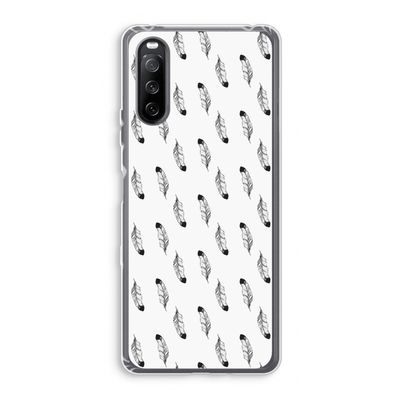 Pluimen: Sony Xperia 10 III Transparant Hoesje