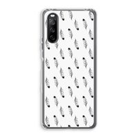 Pluimen: Sony Xperia 10 III Transparant Hoesje