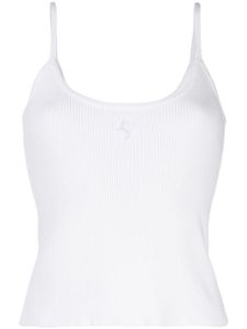 OpéraSPORT haut en maille Arta à design nervuré - Blanc