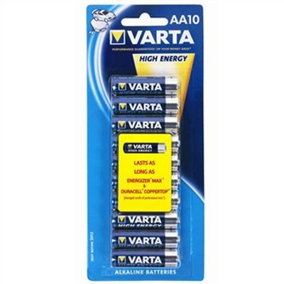 Varta LONGLIFE Power AA Bli 10 AA batterij (penlite) Alkaline 2.96 Ah 1.5 V 10 stuk(s)
