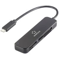 Renkforce RF-PCR-230 Externe geheugenkaartlezer USB-C 3.2 Gen 1 Zwart