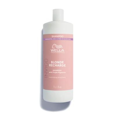 Wella Professionals Care Professionals Invigo Color Recharge Cool Blonde Shampoo 1000ml | Voor Blond Haar