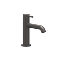 Fonteinkraan IVY Concord Opbouw Model S Met Schuimstraalmond Geborsteld Carbon Black PVD
