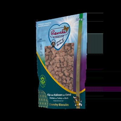 Renske Renske Gezonde Beloning Crunchy Kip & Kalkoen & Eend 200gr