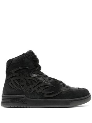 MISBHV baskets montantes à empiècements - Noir