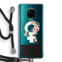 Venus: Huawei Mate 20 Pro Transparant Hoesje met koord