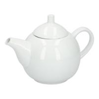 Theepot Ceylon - van keramiek - wit - 1000 ml - 22 x 14 cm