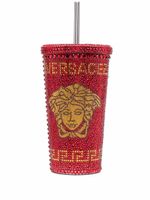 Versace mug de voyage Medusa ornée de cristal - Rouge - thumbnail