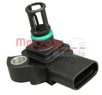 Sensor, laadluchttemperatuur, MAP sensor METZGER, u.a. für Opel, Vauxhall