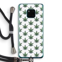 Weed: Huawei Mate 20 Pro Transparant Hoesje met koord