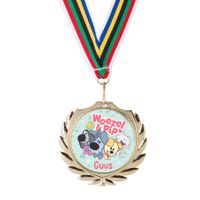 Woezel & Pip medaille bedrukken - thumbnail