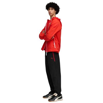 PUMA AC Milan Pumatech Trainingspak Woven Hooded Full-Zip 2025-2026 Rood Zwart Wit