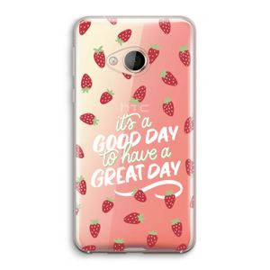 Don't forget to have a great day: HTC U Play Transparant Hoesje