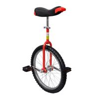 Eenwieler verstelbaar 20 inch rood Eenwieler verstelbaar 20 inch rood