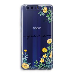 Gele bloemen: Honor 9 Transparant Hoesje