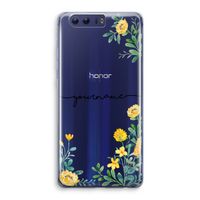 Gele bloemen: Honor 9 Transparant Hoesje
