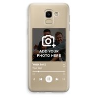 Music Player: Samsung Galaxy J6 (2018) Transparant Hoesje